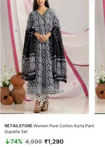 Beutiful Kurta-Pant with dupatta for women to fres