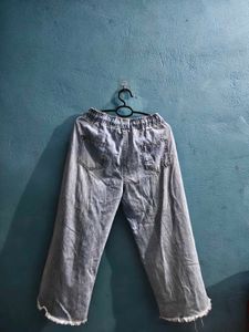 Wide Leg Denim Jeans