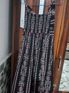 Boho Print Tie-Front Dress