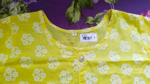 Beautiful Yellow Kurti ..