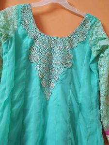 Georgette Anarkali With Bottom Dupatta 💕