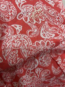 Red Paisley Top