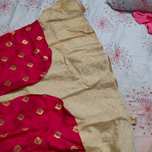 Pink &amp; Gold Embellished Kurti