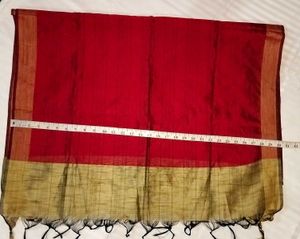 BANARASI BORDER DUPATTA (Maroon)