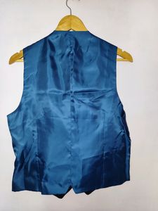 Blackberrys Casual Blue Blazer With Waistcoat