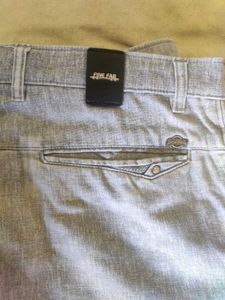 FINE-FAB Gray Casual Pants