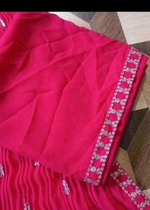 Elegant Pink Embroidered Kurta Set