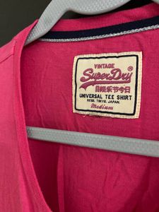 Pink Superdry Vintage Tee
