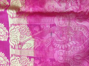 Pink Colored Beautiful Saree 💕