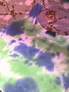 Tie-Dye Ribbed Top