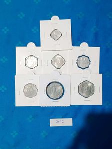 Indian Coin Set 1 - 20 Paise Aluminum UNC