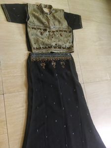 Black Fish Cut Dress For Festive Season