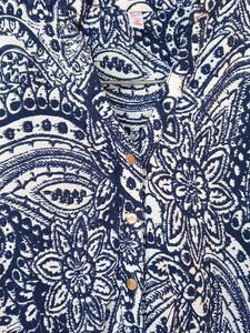 Navy Blue Summer Top