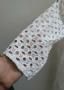 White Cotton Kurta