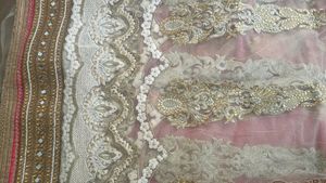 Mirror and Stone Work Saree