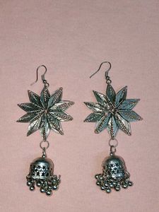Floral Jhumka Earrings