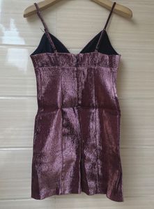 🍓H&amp;M Metallic Mini Dress