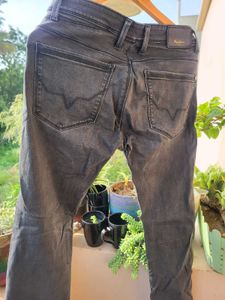 PeperJeans Vapour Chrcoal Black Wid Netplay Shirt