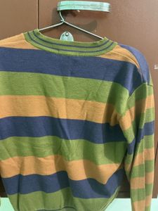 Striped Knit Sweater