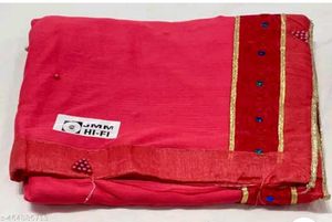 Elegant Pink Saree