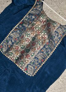Blue Suit + Sharara/pallazzo + Dupatta