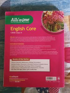 Arihant All In One English Core CBSE Class 11