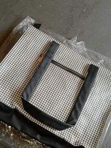 Houndstooth Shoulder Bag