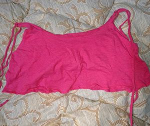 Pink Crop Top