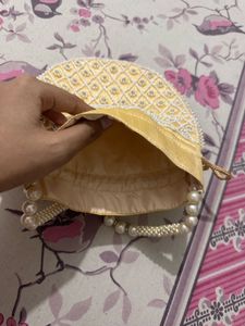 Elegant Beaded Potli Bag