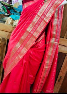 Beautiful Pink Embroided Saree😍