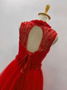 Elegant Red Gown