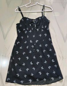 H&M Butterfly Print Dress