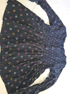 Cute Top With Bell Sleeves