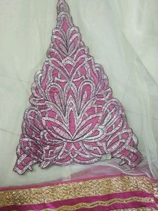 Beautiful😍😍New Pink Lehga With Blouse And Dupatt