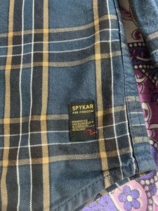 Spykar Originals, XL Checkered Shirt for Men