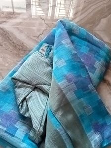 Carpe saree With Stitched Blouse