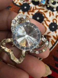 4 Sparkly Crystal Hair Clips