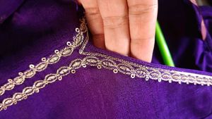Purple Kurta Set