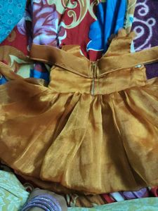 Adorable Golden Party Dress