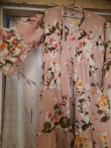 Floral Print Dress M size