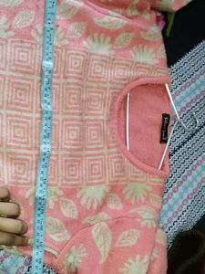 Pink Colored Woolen Kurti