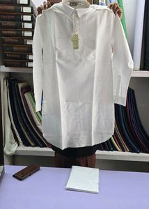 Premium New Linen Pathani Kurta White Colour