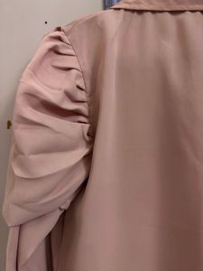 Cute Pink Tie-Front Top