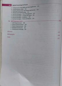 Applied Psychology for Nurses textbook.