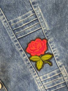 Denim Vest with Patches