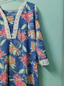 Floral Print Kurta For Women