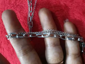 Layered Silver Chain
