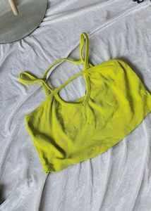 Yellow Crop Top