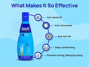 Pack Of 2 Scalpe Plus Anti Dandruff Shampoo