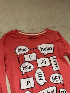 Cute Graphic Long Sleeve Top